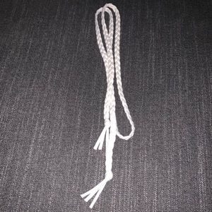 White tie belt - American apparel